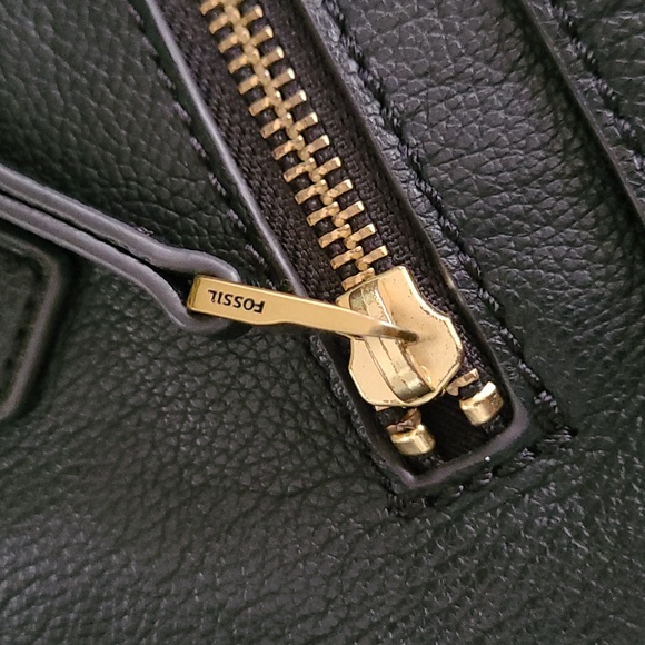 Black Leather Tote Bag ❤️ - Picture 10 of 12